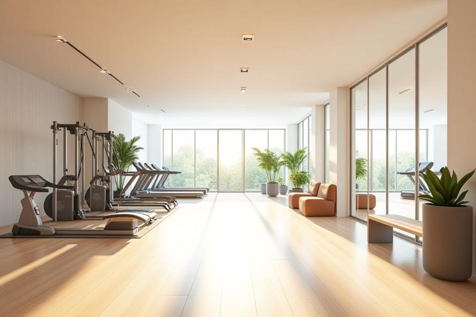 Vue du studio Énergie Vitalité à Paris, espace moderne et accueillant.